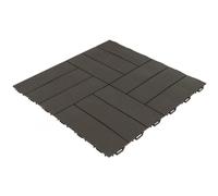 ArtPlast Dalle clipsable jardin finition "Italie" - Marron