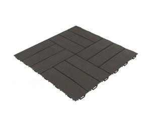 ArtPlast Dalle clipsable jardin finition "Italie" - Marron