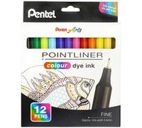 Arts Feutre POINTLINER colour dye ink, étui de 6