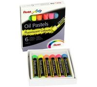 Arts Pastels à l'huile PHN-F6, set de 6, fluorescents