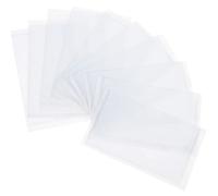ARTSEWPLY 10pièces Porte-Cartes De Stationnement Pochette Transparente pour Permis Adhésive pour Pare-Brise Et Surfaces Diverses