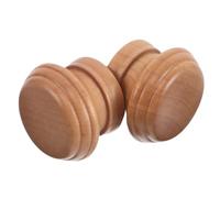 ARTSEWPLY 2 Pièces Embout de Tringle à Rideaux de Rechange 28mm en Bois | Finition Polie, Veinage , pour Chambre et Bureau, Support Robuste, Démontage Facile, Remplacement Simple