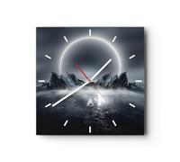 ARTTOR Horloge Décorative Moderne Carrée 40x40 cm Fantasy Espace - 5372
