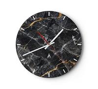ARTTOR Horloge Décorative Moderne Ronde 40x40 cm Abstrait - 4899