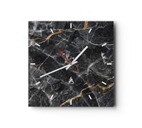 ARTTOR Horloge Murale Design Carrée 30x30 cm Abstrait - 4899
