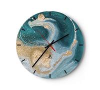 ARTTOR Horloge Murale Design Ronde 30x30 cm Abstrait - 4969