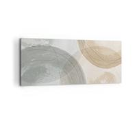 ARTTOR Impression sur Toile Moderne 100x40 cm Abstrait Pastel - 4842