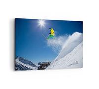 ARTTOR Impression sur Toile Moderne 100x70 cm Paysages Personnes - 2856