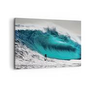 ARTTOR Impression sur Toile Moderne 100x70 cm Personnes Maritime - 4351