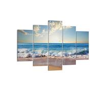 ARTTOR Impression sur Toile Moderne 150x100 cm Paysages Maritime - 3551 | Mer Bord Eau Moderne Tableau Décoratif Grand Décoration Murale Art Mural Toile Imprimée Salon Chambre Cuisine ARTTOR