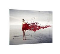 ARTTOR Impression sur Verre Moderne 100x70cm Personnes Mode - 2633