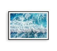 ARTTOR Poster Cadre Noir 100x70 cm Affiche Paysages Maritime - 4067 - P2B
