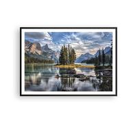 ARTTOR Poster Cadre Noir 100x70 cm Affiche Paysages Nature - 4133 - P2B