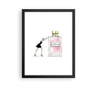 ARTTOR Poster Cadre Noir 30x40 cm Affiche Personnes Mode - 4128 - P2B