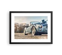 ARTTOR Poster Cadre Noir 40x30 cm Affiche Autos Vintage - 4583 - P2B