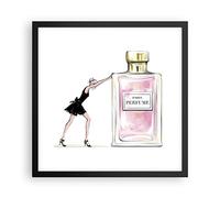 ARTTOR Poster Cadre Noir 40x40 cm Affiche Personnes Mode - 4128 - P2B
