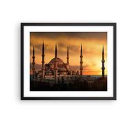 ARTTOR Poster Cadre Noir 50x40 cm Affiche Architecture Villes - 2846 - P2B