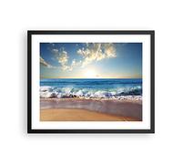 ARTTOR Poster Cadre Noir 50x40 cm Affiche Paysages Maritime - 3551 - P2B