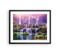 ARTTOR Poster Cadre Noir 50x40 cm Affiche Paysages Nature - 3893 - P2B