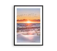 ARTTOR Poster Cadre Noir 50x70 cm Affiche Paysages Maritime - 4727 - P2B