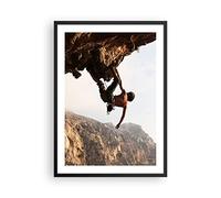 ARTTOR Poster Cadre Noir 50x70 cm Affiche Paysages Personnes - 2784 - P2B