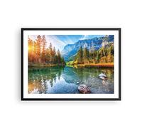 ARTTOR Poster Cadre Noir 70x50 cm Affiche Paysages Forêt - 4456 - P2B