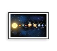 ARTTOR Poster Cadre Noir 91x61 cm Affiche Espace - 3650 - P2B