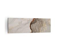 ARTTOR Tableau Décoratif sur Toile 160x50 cm Abstrait - 4778 | Pierre Sable Abstraction Impression sur Toile Grand Décoration Murale Art Mural Toile Imprimée Salon Chambre Cuisine ARTTOR