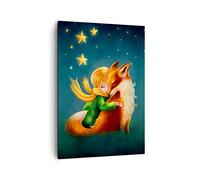 ARTTOR Tableau sur Toile Décoratif 50x70 cm Enfants Fantasy - 5014 | Petit Prince Novembre Impression sur Toile Décoration Murale Art Mural Toile Imprimée Chambre Cuisine Salon ARTTOR