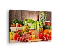 ARTTOR Tableau sur Toile Décoratif 70x50 cm Cuisine - 3182