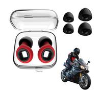 Artvive Lot de 2 paires de bouchons d'oreilles avec 2 paires de bouchons d'oreille en boucle pour moto, bruit du vent, insonorisés, pour la nuit, le ronflement, les concerts, la moto et les festivals