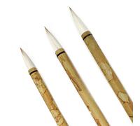 Artway Lot de 3 pinceaux Chinois en Bambou