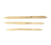 Artway Studio - Stylet - Bambou, double pointe - Boîte avec 3 tailles différentes - 19,5 cm, 16,5 cm et 15,5 cm