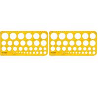 Artway - Trace Cercles - résistant aux Chocs - Simple 2302724 (Lot de 2)