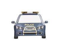 Artyfetes 8 ASSIETTES CARTON POLICE VÉHICULE 18X24CM BLEU
