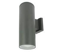 Arum LIGHTING - Applique Murale Extérieure ALMERIA, Double Faisceau Haut et Bas, Culot 2xE27, Étanche IP65, Fonte d'Aluminium Gris Anthracite, Hauteur 30,5 cm, Luminaire Façade (Sans Ampoule)