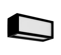 Arum LIGHTING - Applique Murale Extérieure NEWPORT, Design Rectangulaire Moderne Noire, Culot E27 (Max 60W), Étanche IP54, Luminaire en Fonte d'Aluminium pour Façade et Jardin (Sans Ampoule)