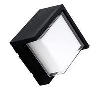 Arum LIGHTING - Applique Murale LED CUBA 15W (1500 Lm), Étanche IP65, 3 Teintes de Blanc CCT Réglables, Cache Rotatif, Luminaire Extérieur Noir en Polycarbonate pour Façade et Terrasse