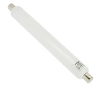 ARUM LIGHTING - Tube LED S19 LINOLITE 9W (1000 Lumens/Éq. 70W), Blanc Chaud 3000K, Finition Opale Anti-Éblouissement, Remplacement Incandescent pour Applique de Salle de Bain