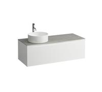 Arun 1200 1t avec découpe à gche plan piasentina grigio percé 1t multicolour - LAUFEN H4161261519991