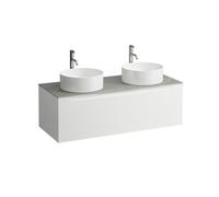 Arun 1200 1t découpe à gche et à dte plan piasentina grigio percé 1t multicolour - LAUFEN H4161291519991
