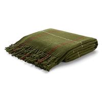 Arus Couverture en Acrylique Highlands Collection Queen Size, Motif Tartan Vert/Olive, 152,4 x 203,2 cm