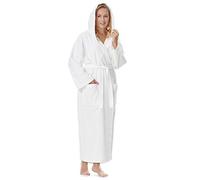Arus - Hooded Classic Peignoir, blanc, S/M