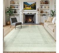 Arvella Rug Tapis Doux à Poils Ras Lavable pour Salon, Chambre et Salle à Manger, avec Dessous Antidérapant, idéal pour Cuisine et Terrasse Modern Geometric 80x120cm