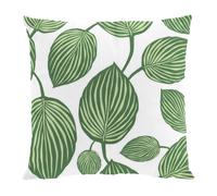 Arvidssons Textil Housse de coussin Lyckans Blad 45x45 cm vert