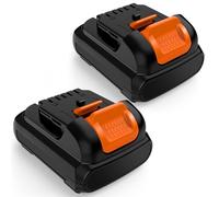 ARyee Lot de 2 batteries de rechange 12 V 4000 mAh compatibles avec Dewalt | Batterie lithium-ion pour outil électrique sans fil Dewalt DCB120 DCB121 DCB127