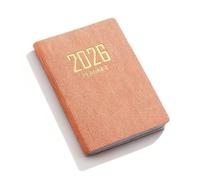 ARYIMYDP Agenda 2026 Semainier Petit Format, Planificateur Hebdomadaire et Mensuel, Idéal pour Bureau et Voyage