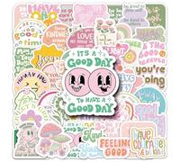 ARYIMYDP Lot De 100 Autocollants Esthétiques, Stickers Imperméables Pour Gourdes, Ordinateurs Portables, Téléphones Portables Et Agendas, Citations Motivantes Spécialement Destinées Aux Filles Et Aux