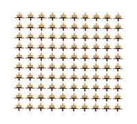 Arythia 100 Pièces Goutteur D'irrigation pour Tuyau 4/7 mm, Goutteur Auto-régulant 2L, Système D'arrosage Goutte à Goutte Démontable, pour Serre et Jardin