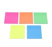 Arythia 250 Pcs Notes Adhésives, Marque-pages Adhésifs Transparent pour Livre, Bloc-notes PET 75x75 mm, Papeterie de Bureau pour Index et Organisation